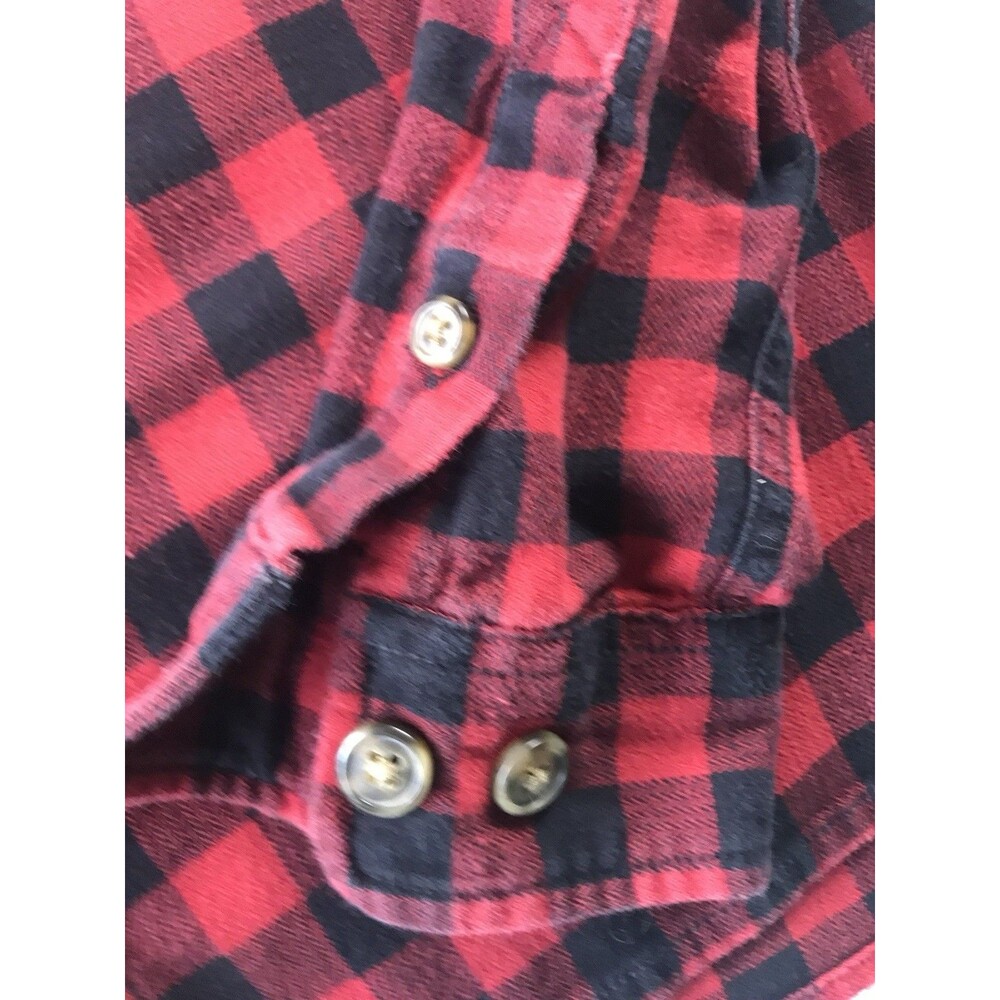 Carhartt Red Black Check Rugged Flex Loose Fit Fl… - image 4
